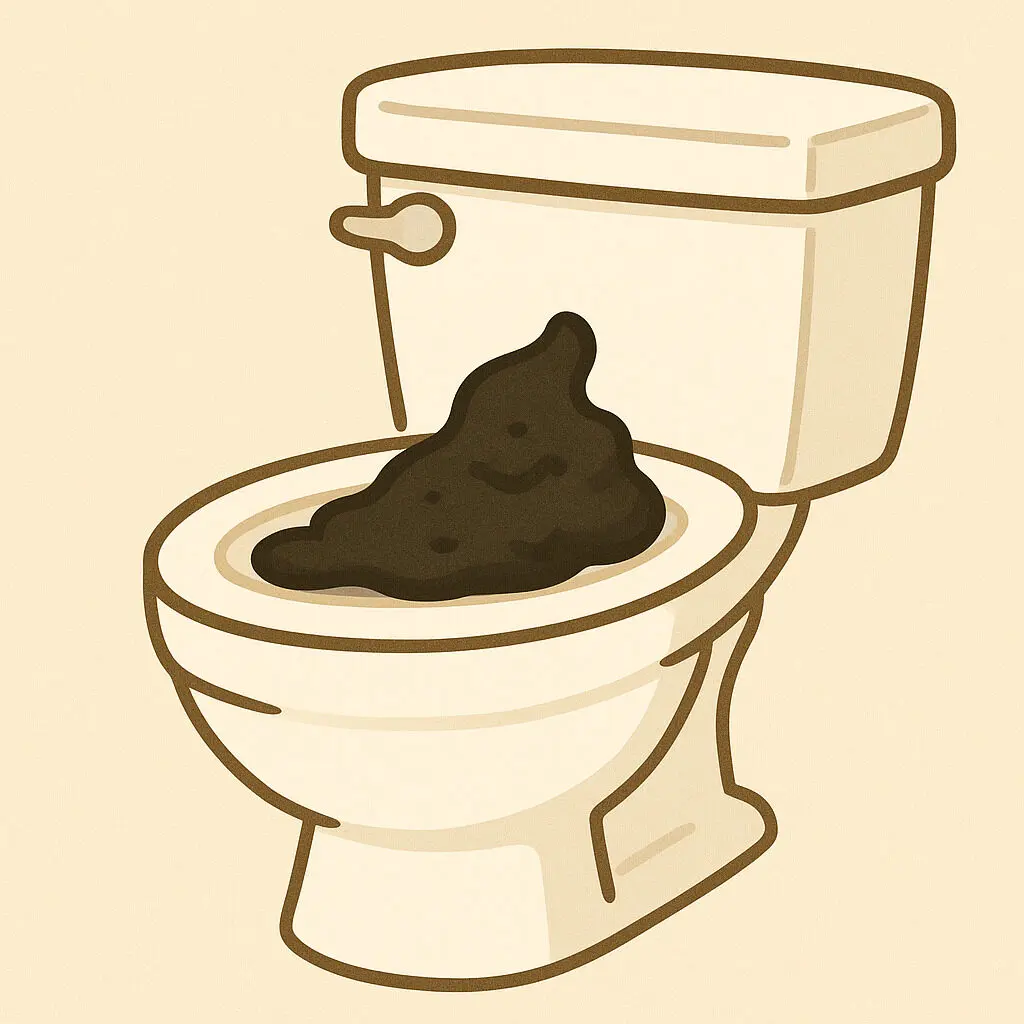 black stool